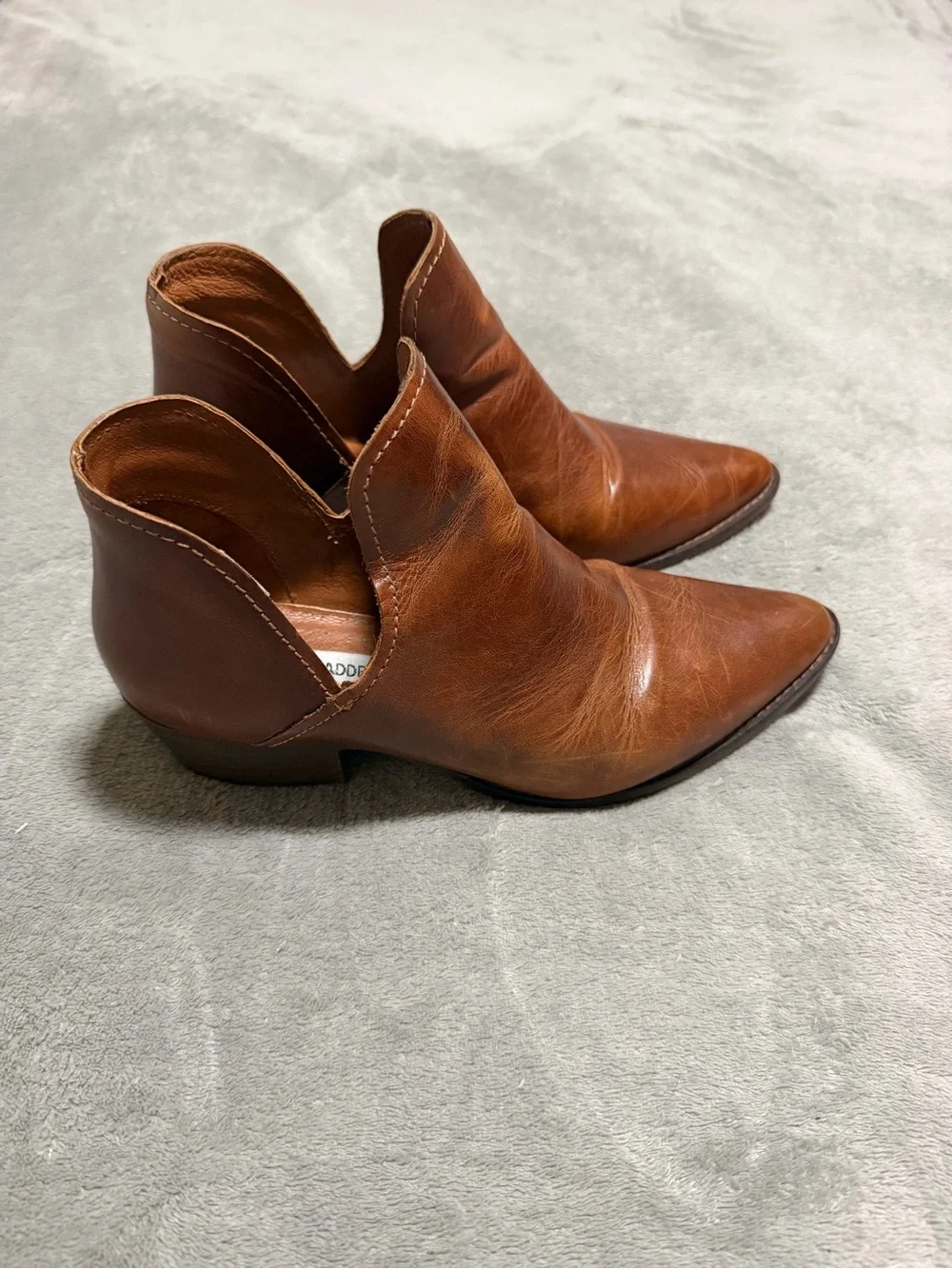 Steve Madden Men's Tan Brown Leather Chukka Boots